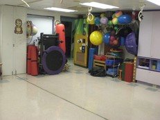 Therapy Room for professional gross motor and fine motor training